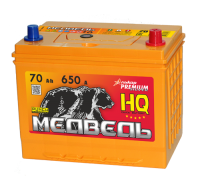 Аккумулятор 6СТ-70 «Медведь Silver Asia (85D26L)» о/п