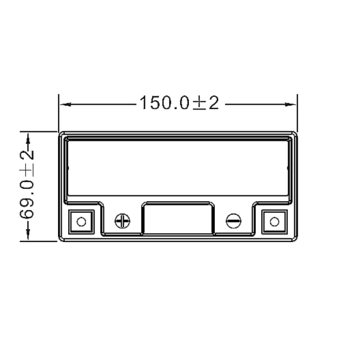 Аккумулятор 6МТС-12 WBR МТ12-12-B (YT14В-BS)