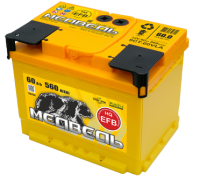 Аккумулятор 6СТ-60 «Медведь EFB» п/п