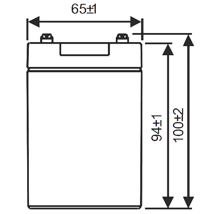 Аккумулятор WBR GP 1272 (12В 7.2Ач)