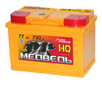 Аккумулятор 6СТ-77 «Медведь Silver» о/п