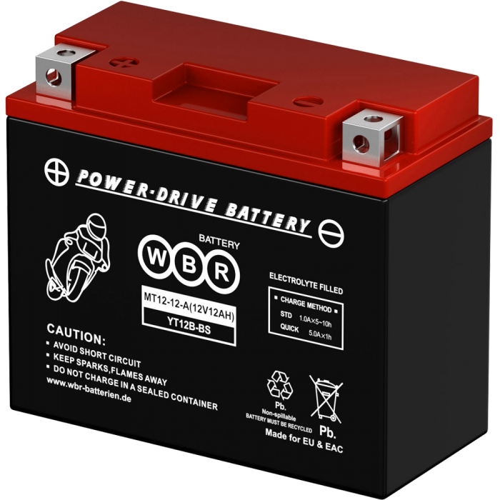 Аккумулятор 6МТС-12 WBR МТ12-12-A (YTX12-BS)