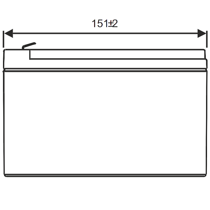 Аккумулятор WBR GP 1272 (12В 7.2Ач)