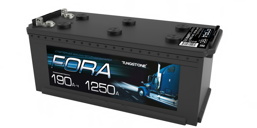 Аккумулятор 6СТ-190 «Fora» рос. болт