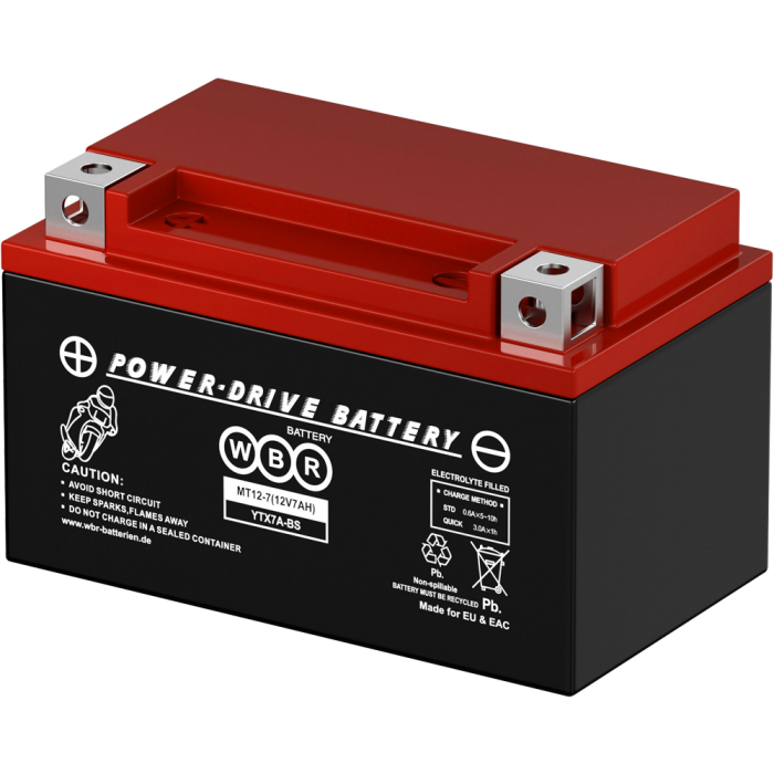 Аккумулятор 6МТС-7 WBR МТ12-7 (YTX7A-BS)