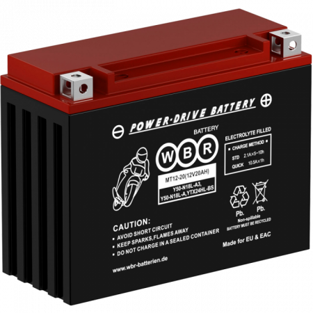 Аккумулятор 6МТС-20 WBR МТ12-20 (Y50-N18L-A, Y50-N18L-A3, YTX24HL-BS)