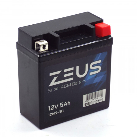 Аккумулятор 6МТС-5 Zeus Super AGM (12N5-3B)