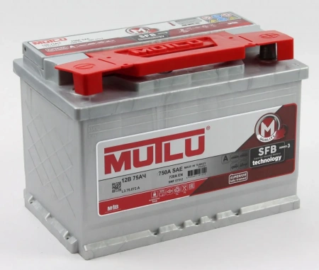 Аккумулятор 6СТ-75 «Mutlu SFB M3» о/п