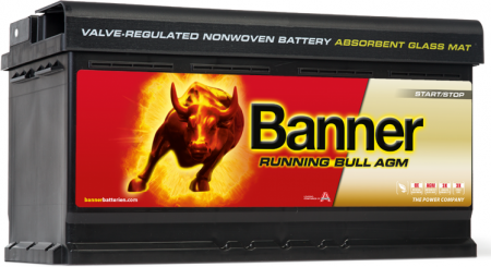 Аккумулятор 6СТ-92 «Banner Running Bull AGM (AGM 592 01)» о/п