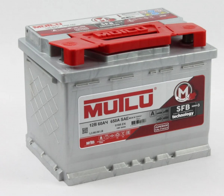 Аккумулятор 6СТ-60 «Mutlu SFB M3 (610А)» п/п