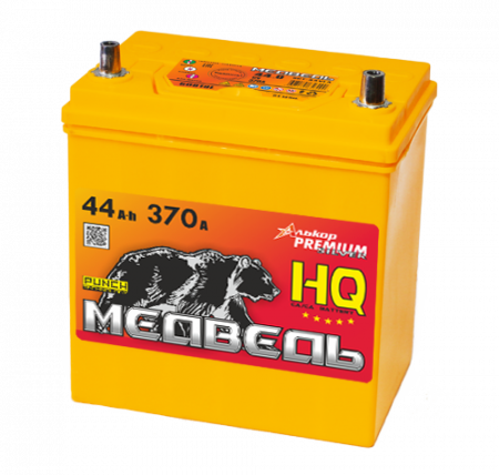 Аккумулятор 6СТ-44 «Медведь Silver Asia (50B19L)» о/п