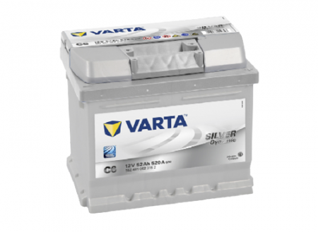 Аккумулятор 6СТ-52 «Varta Silver Dynamic C6» о/п низ.