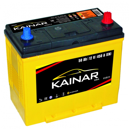 Аккумулятор 6СТ-50 «Kainar Азия (55B24L)» о/п