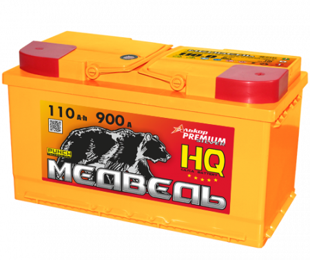 Аккумулятор 6СТ-110 «Медведь Silver» п/п