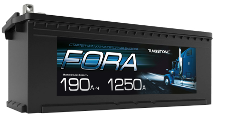 Аккумулятор 6СТ-190 «Fora» рос. болт
