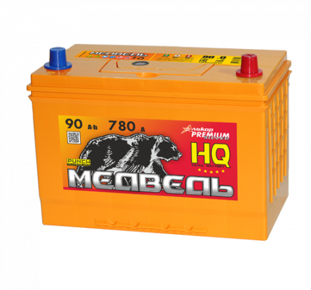 Аккумулятор 6СТ-90 «Медведь Silver Asia (105D31L)» о/п