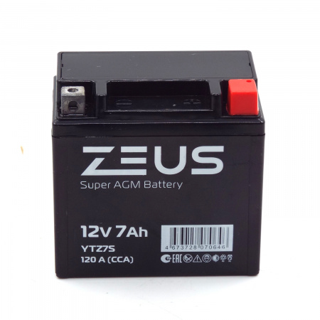 Аккумулятор 6МТС-7 Zeus Super AGM (YTZ7S)