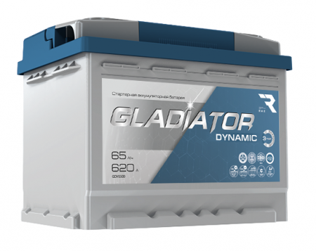 Аккумулятор 6СТ-65 «Gladiator Dynamic» п/п