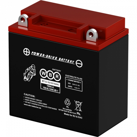 Аккумулятор 6МТС-10 WBR МТ12-10 (YB9A-A, YB9-B)