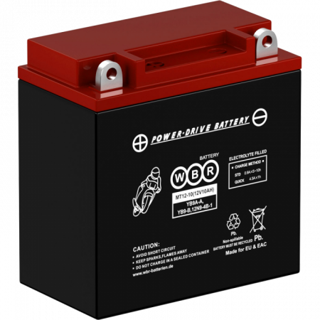 Аккумулятор 6МТС-10 WBR МТ12-10 (YB9A-A, YB9-B)